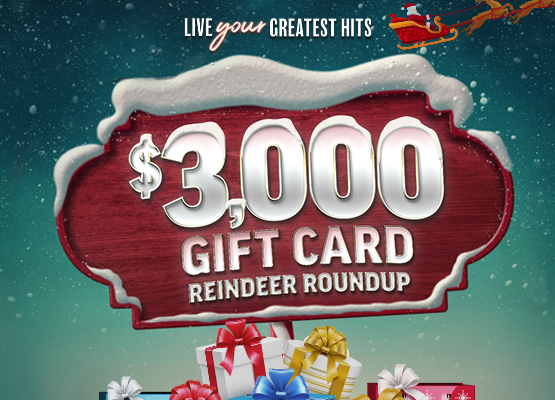 Gift Card Reindeer Roundup 